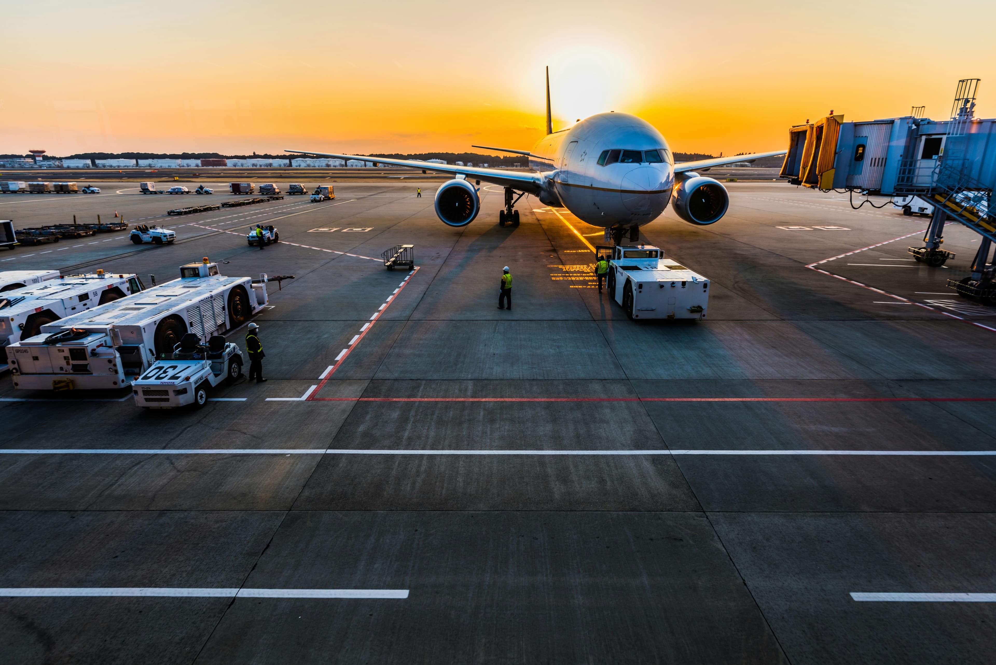 Avion sur le tarmac de l’aéroport Nantes Atlantique